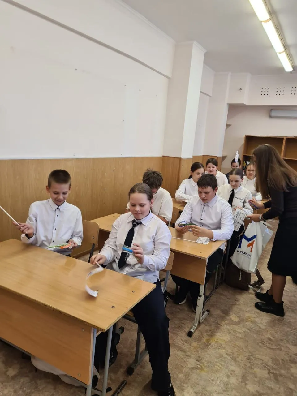 Участники акции Дети цветы жизни