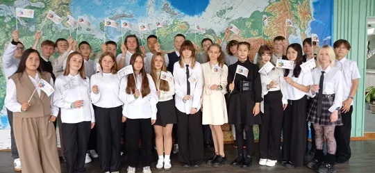 Участники акции Дети цветы жизни